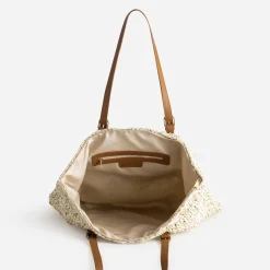 Eram Sacs Cabas^Sac cabas tressé BEIGE
