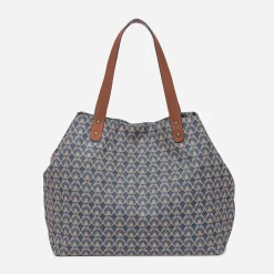Eram Sacs Cabas|Sacs À Main^Sac cabas à imprimé minimaliste BLEU