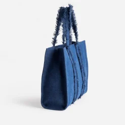 Eram Sacs Cabas^Sac cabas esprit denim BLEU