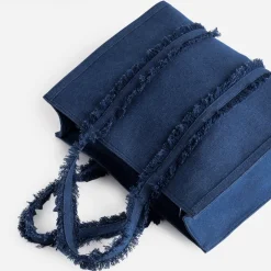 Eram Sacs Cabas^Sac cabas esprit denim BLEU