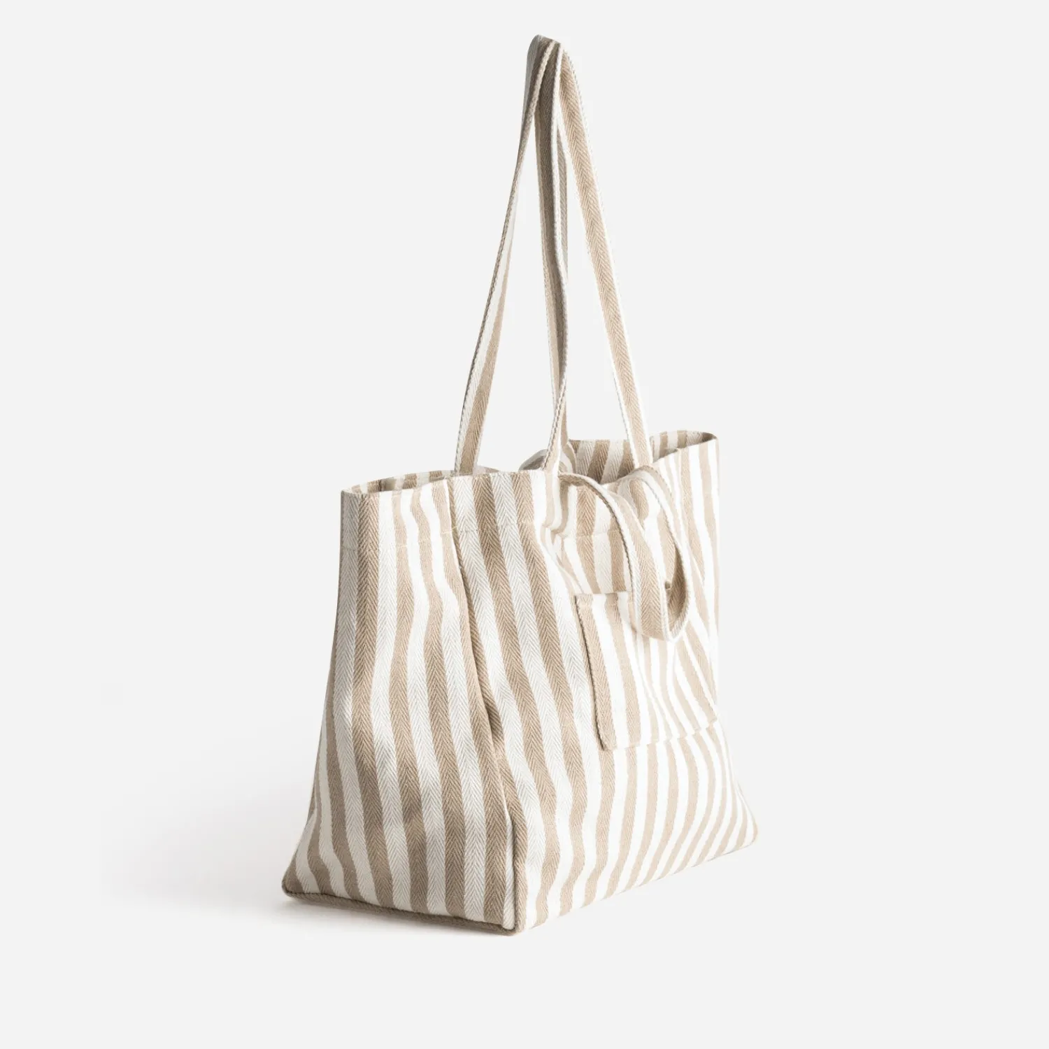 Eram Sacs Cabas^Sac cabas écru rayures s BEIGE
