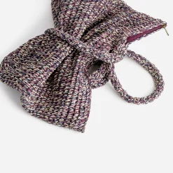 Eram Sacs Cabas|Sacs À Main^Sac cabas prune, marine, écru tressé MULTICOLORE