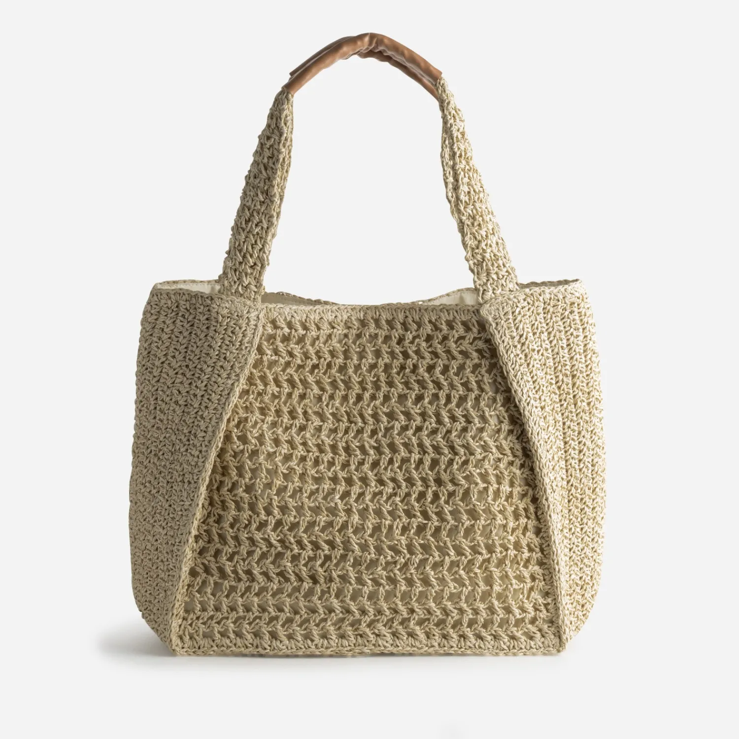 Texto Sacs À Main^Sac cabas paille tressée BEIGE