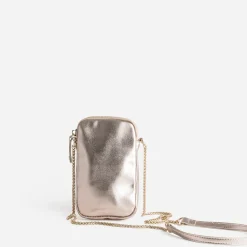 Eram Petite Maroquinerie|Sacs À Main^Sac dé métallisé pour téléphone ptable OR