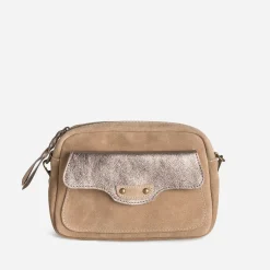Texto Capsule Maroquinerie Cuir|Sacs À Main^Sac pochette cuir velours BEIGE