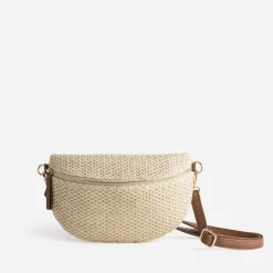 Eram Sacs Bananes & Bandoulières|Sacs À Main^Sac-banane tressé et marron BEIGE