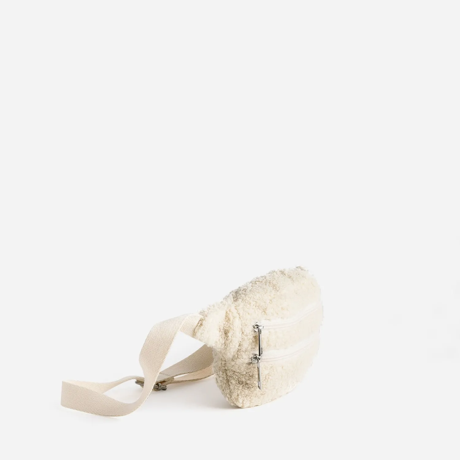Eram Sacs|Sacs Bananes & Bandoulières^Sac-banane enfant écru en bouclette BEIGE