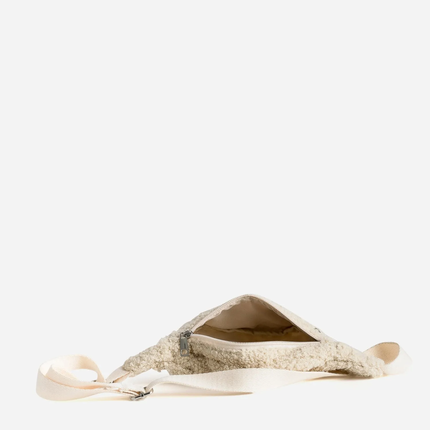 Eram Sacs|Sacs Bananes & Bandoulières^Sac-banane enfant écru en bouclette BEIGE