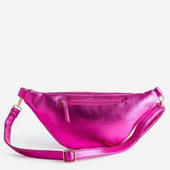 Texto Sacs Bananes & Bandoulières|Sacs À Main^Sac-banane fuchsia métallisé ROSE