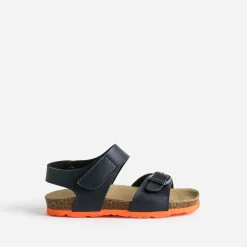 Buggy Sandales^Sandale anatomique cuir semelle orange MARINE