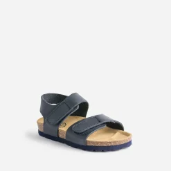 Buggy Sandales^Sandale anatomique en cuir MARINE