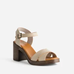 Eram Sandales^Sandale cuir BEIGE