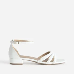 Eram Sandales^Sandale he brides tressées BLANC