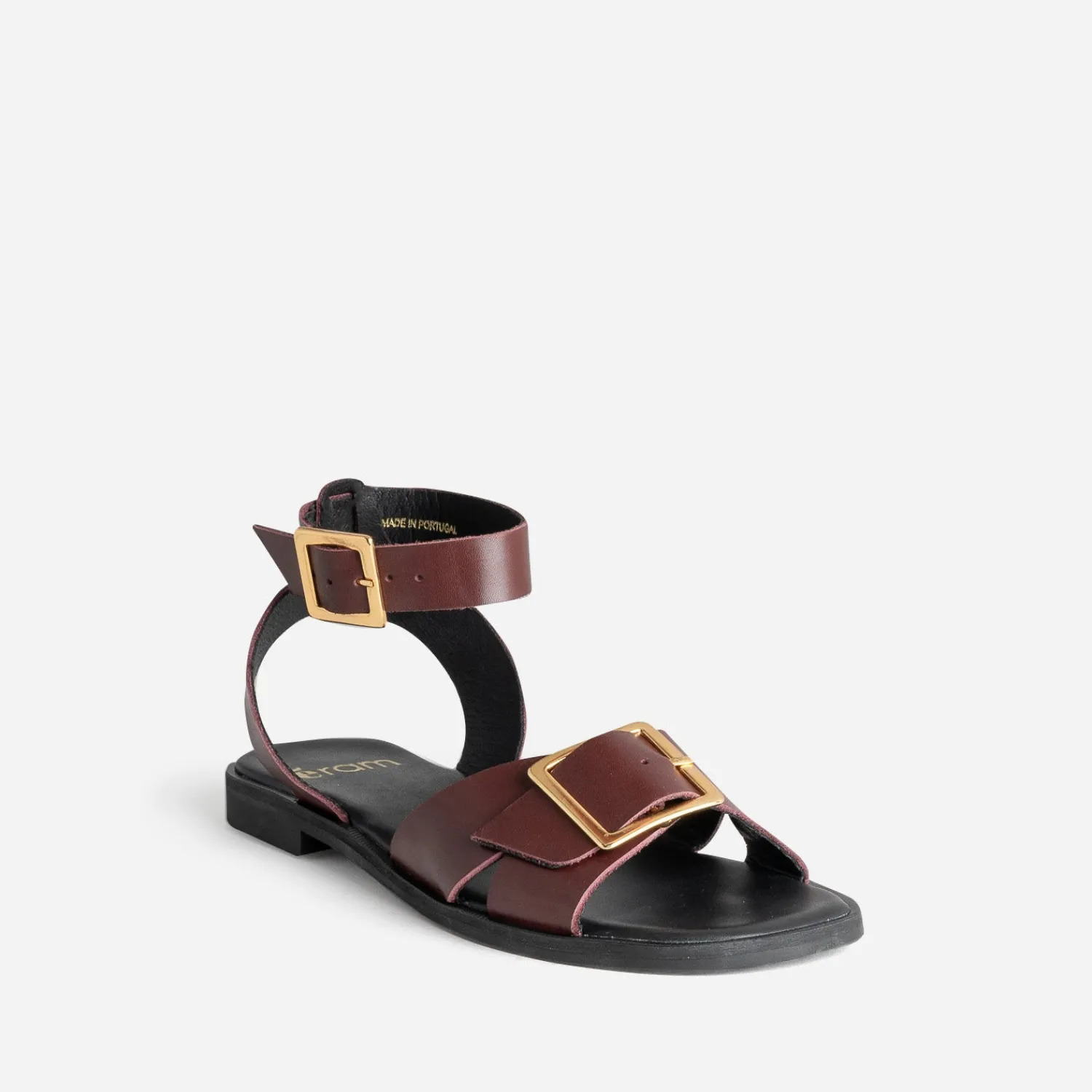 Eram Sandales^Sandale cuir BORDEAUX