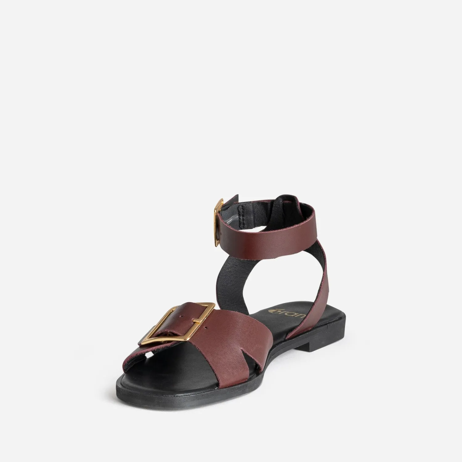 Eram Sandales^Sandale cuir BORDEAUX