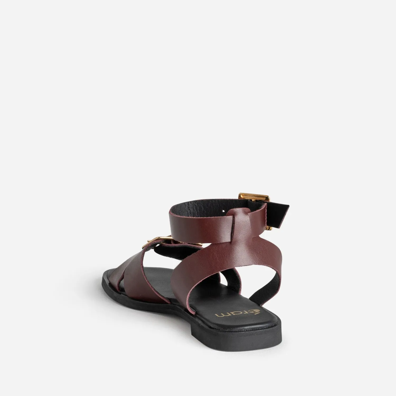 Eram Sandales^Sandale cuir BORDEAUX