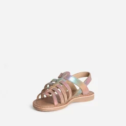 Buggy Sandales^Sandale arc-en-ciel cuir MULTICOLORE