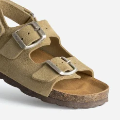 Buggy Sandales^Sandale cuir velours BEIGE