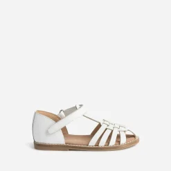 Buggy Sandales^Sandale he en cuir BLANC