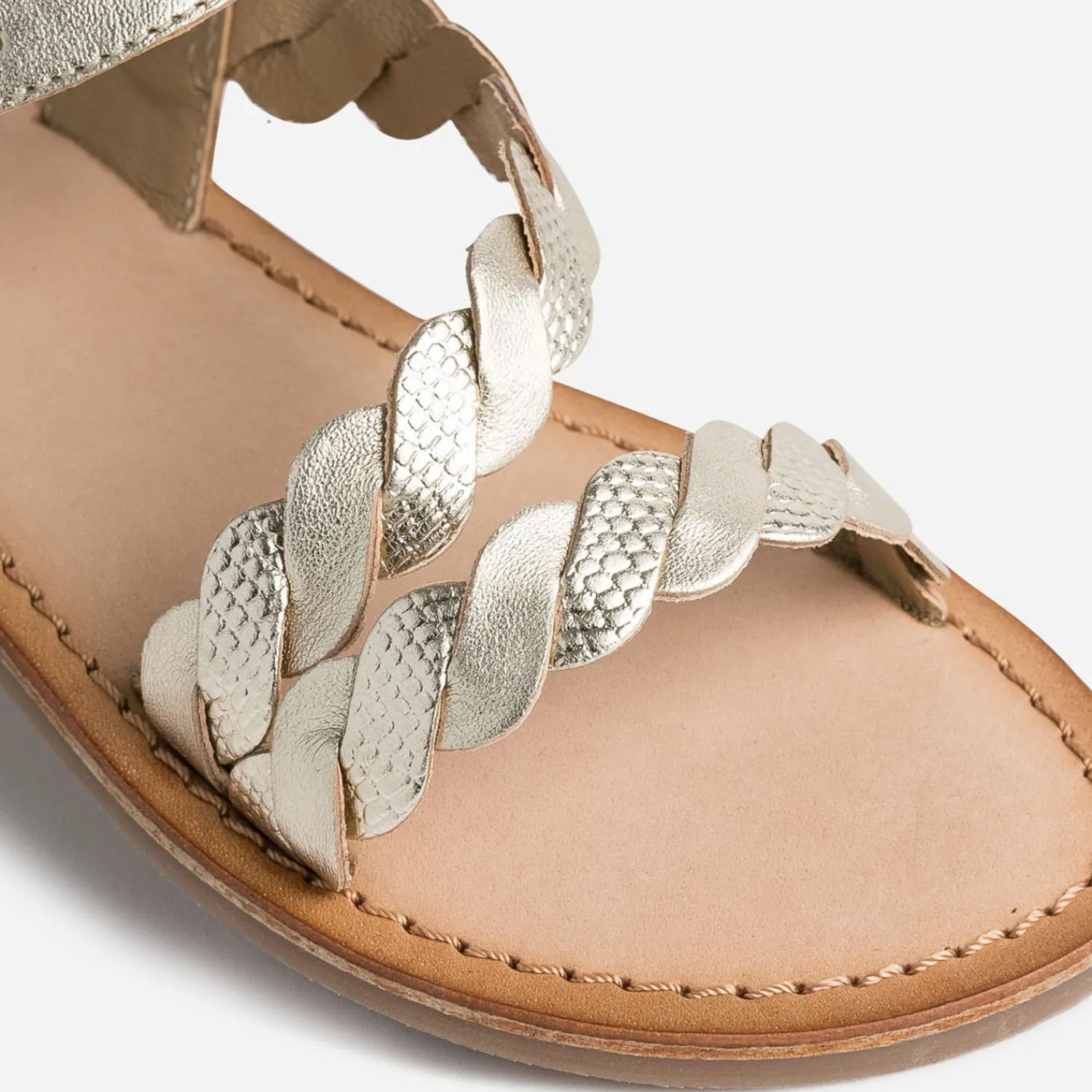 Buggy Sandales^Sandale dée en cuir OR