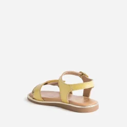 Buggy Sandales^Sandale en cuir verni JAUNE
