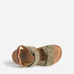 Buggy Sandales^Sandale cuir velours KAKI