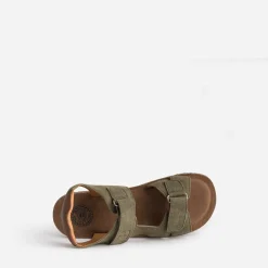 Buggy Sandales^Sandale cuir velours KAKI