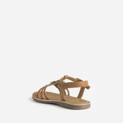 Buggy Sandales^Sandale en cuir brides tressées MARRON