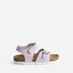 Buggy Sandales^Sandale parme cuir velours VIOLET