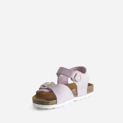 Buggy Sandales^Sandale parme cuir velours VIOLET