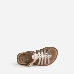 Buggy Sandales^Sandale rose cuivré en cuir OR