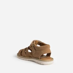 Buggy Sandales^Sandale camel cuir velours COGNAC