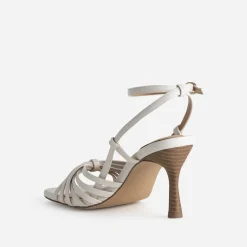 Eram Sandales^Sandale écru multi brides talon fin BEIGE