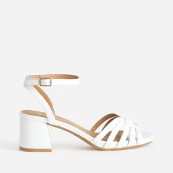 Eram Sandales^Sandale écrue à brides BLANC