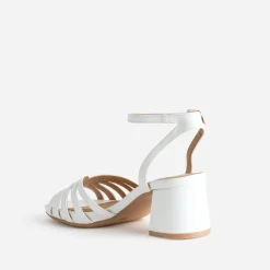 Eram Sandales^Sandale écrue à brides BLANC