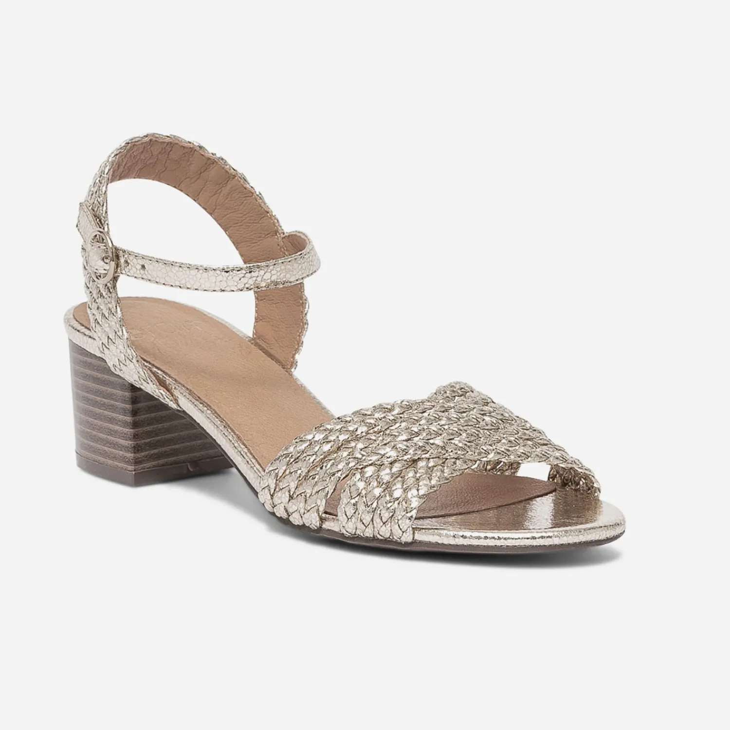 Eram Sandales^Sandale dée éco-conçue à brides tressées OR