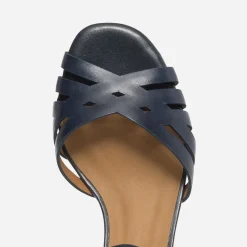 Eram Flex Sandales^Sandale bleu en cuir MARINE
