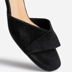 Eram Flex Sandales^Sandale e cuir velours NOIR