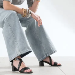 Eram Flex Sandales^Sandale e en cuir NOIR