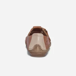 Fluchos Nu-Pieds/Sandales^Sandale fermée camel en cuir COGNAC
