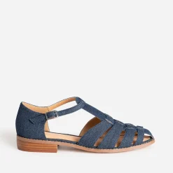 Eram Sandales^Sandale fisherman denim brut MARINE