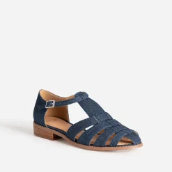 Eram Sandales^Sandale fisherman denim brut MARINE