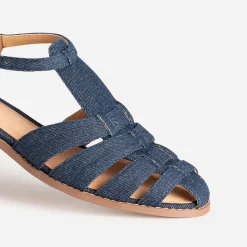 Eram Sandales^Sandale fisherman denim brut MARINE