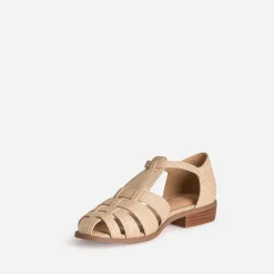 Eram Sandales^Sandale fishermann tressé BEIGE