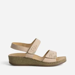 FRANCE ARNO Sandales^Sandale cuir nubuck BEIGE
