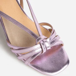 Eram Sandales^Sandale lilas métallisée METALISE
