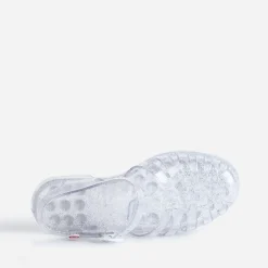 Meduse Sandales^Sandale grise pailletée en plastique ARGENT