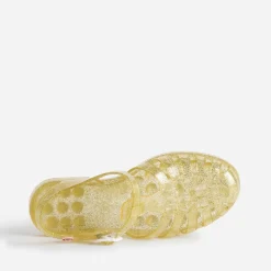 Meduse Sandales^Sandale jaune pailletée en plastique OR