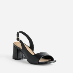 Eram Sandales^Sandale e vernie cut-out NOIR