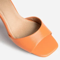 Eram Sandales^Sandale à talon flare ORANGE